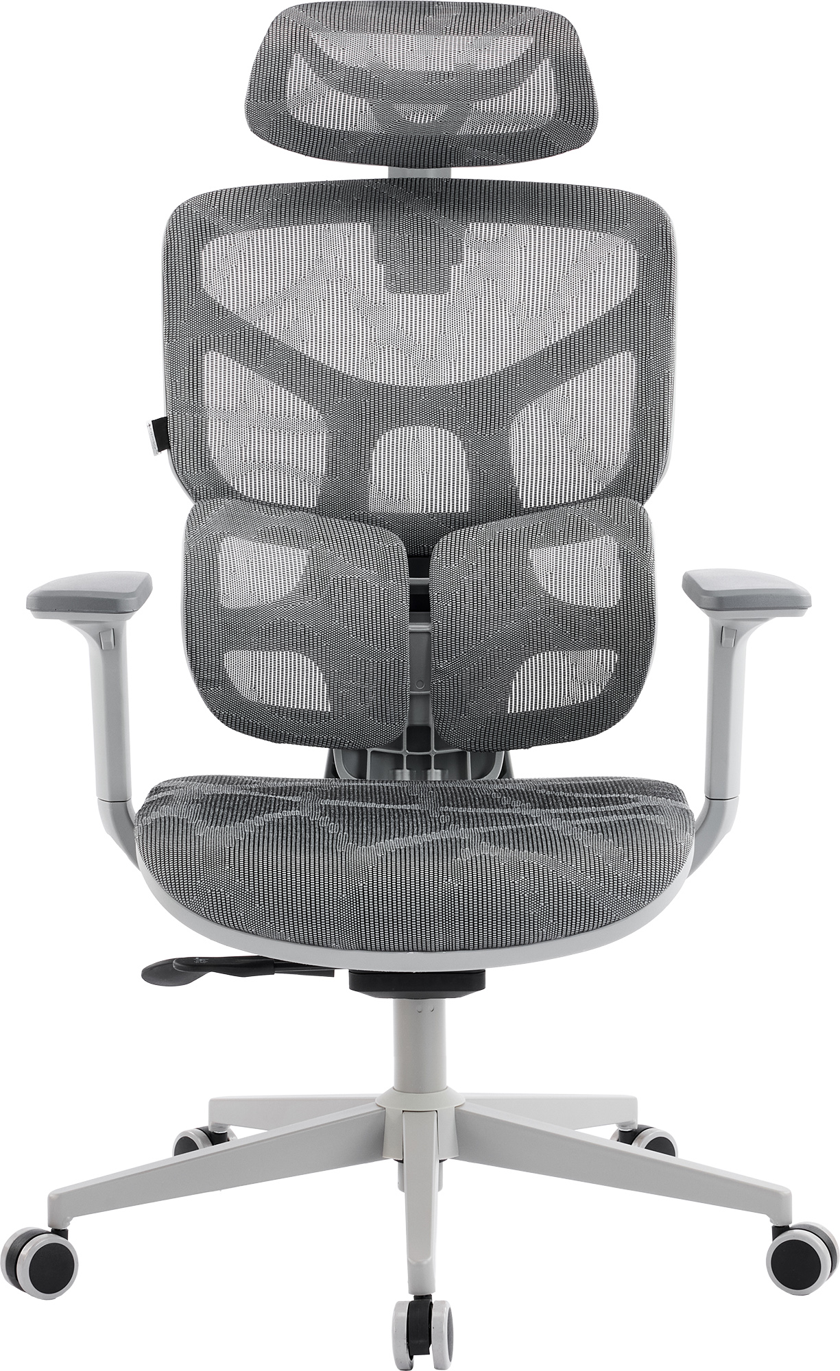 Эргономичное кресло Everprof Alfa Grey (Альфа Грэй) Сетка Серый