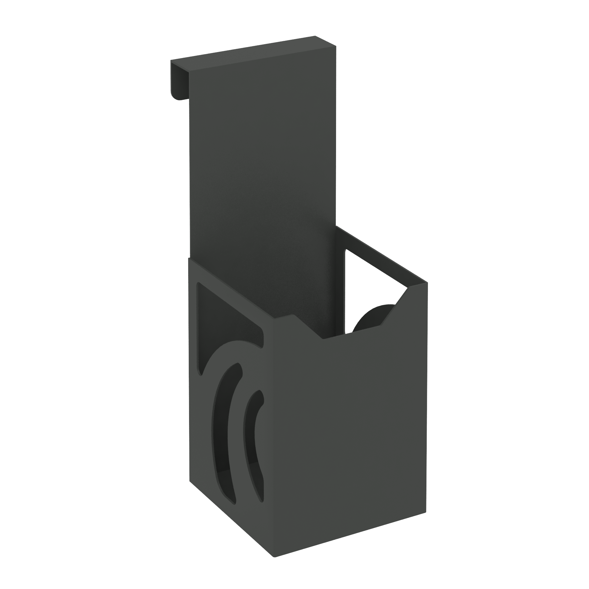 Аксессуары Навесной стакан для ручек и карандашей MAN-01.T-30 Металл Антрацит 80*110*200