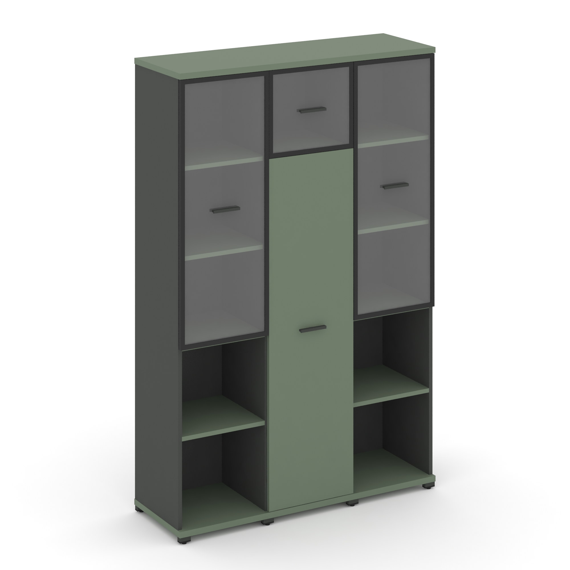 Концепт Набор №532.U CN.STUN-532 RPB A Кобо/Антрацит/Металл Антрацит 1252*420*1922