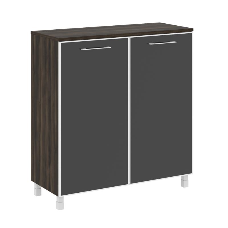 Ялта Шкаф квадратный LT.SD-1.4 R black Дуб Мали/Стекло Black 1098*452*1168