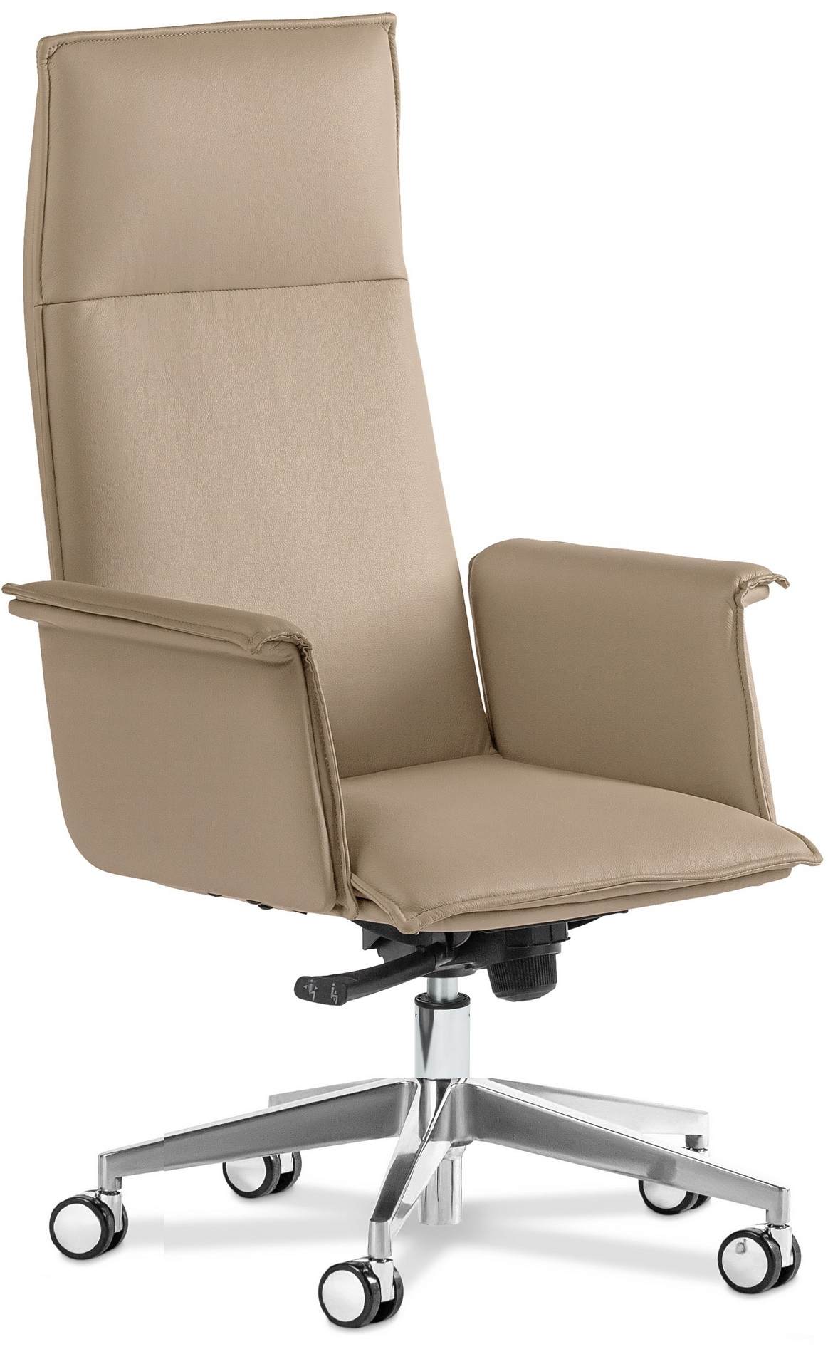 Кресло для руководителя Epsilon Luxe  (Sl) A бежевая кожа