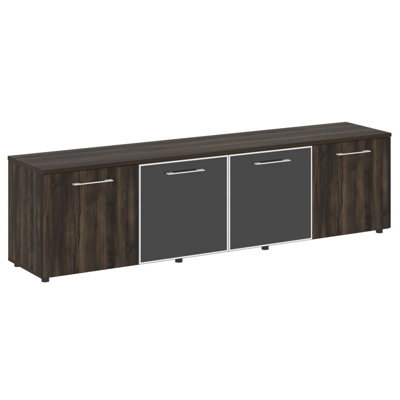 Ялта Тумба модульная LT.TS-4.5 black Дуб Мали/Стекло Black 2188*450*580