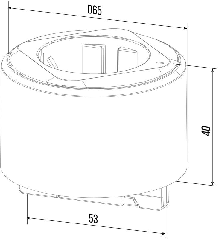 Электрификация Комплект трек (4 адаптера T6R-B, 2 адаптер T21R-B) SPT-1AB-75-K.K1.N Черный 750*74*41