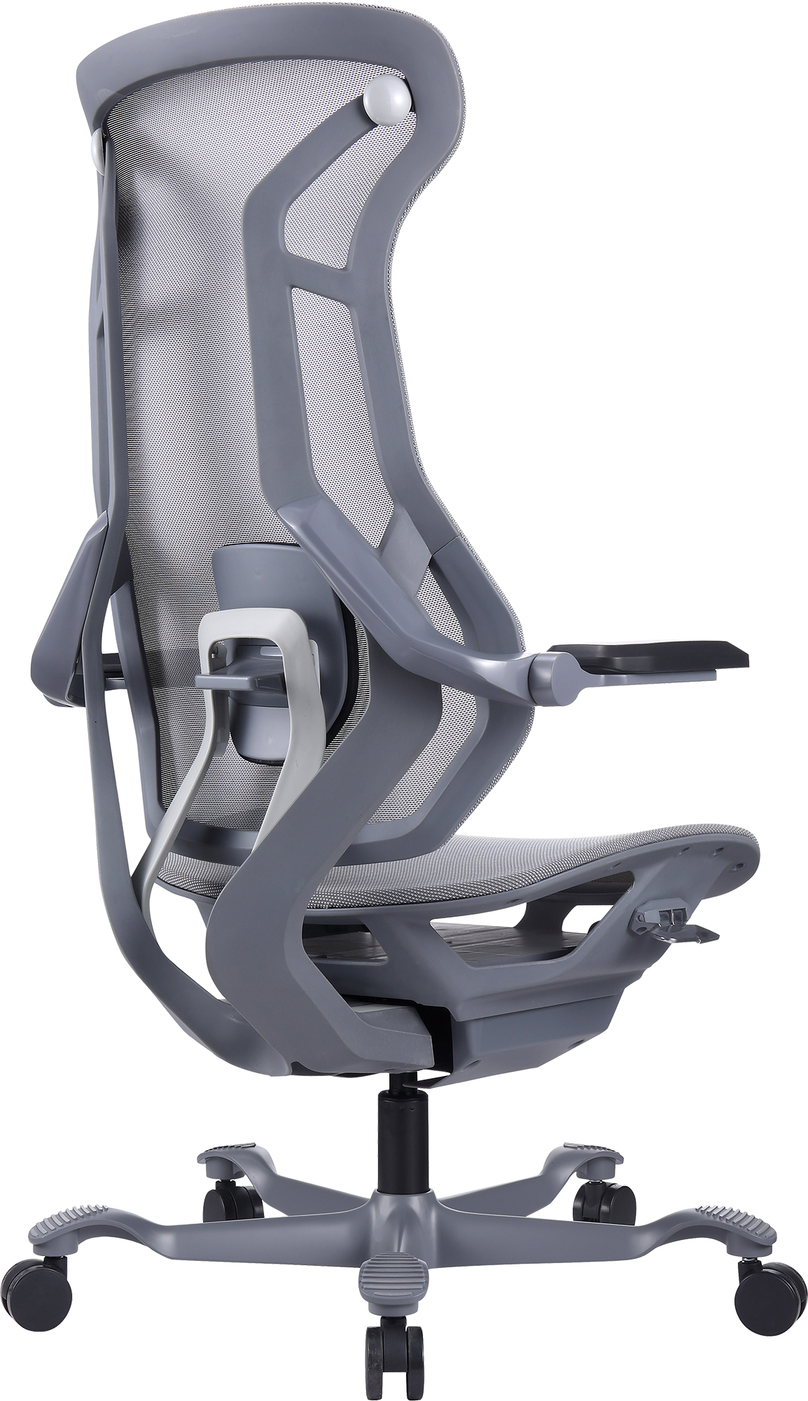 Эргономичное кресло Everprof Atom Grey (Атом Грэй) Сетка Серый