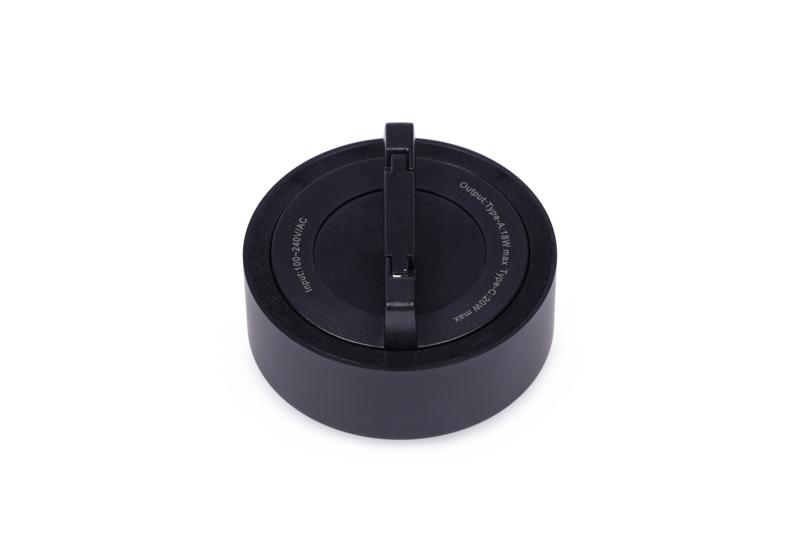 Электрификация Адаптер трековой розетки USB/Type-C T21R-B.N Черный d65