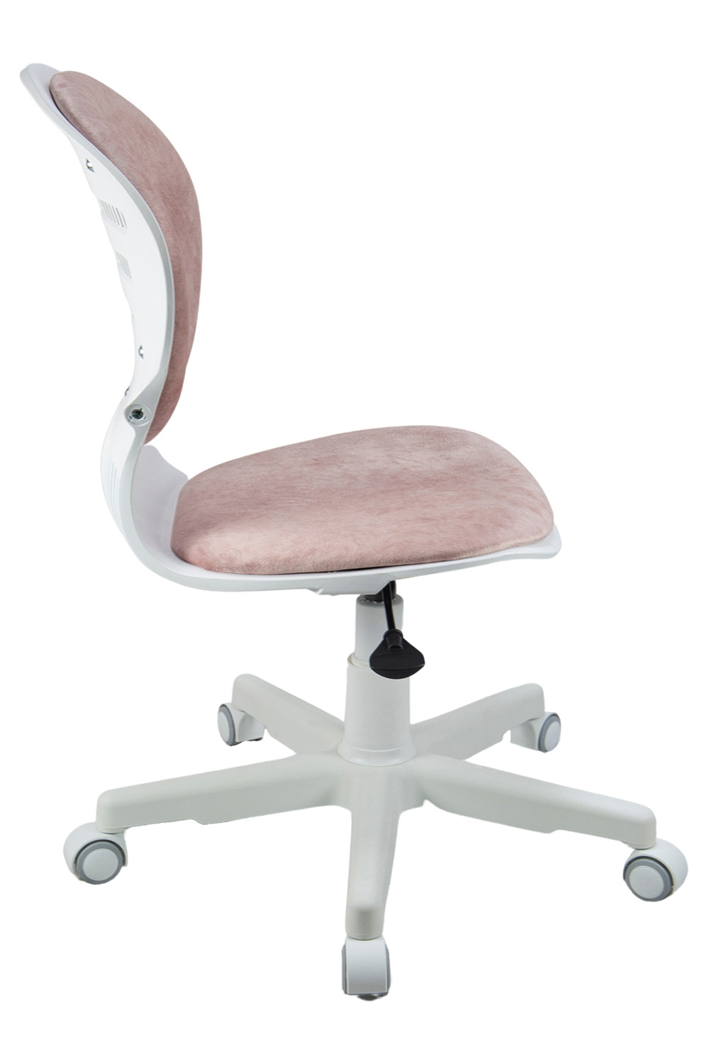 Кресло 1139 FW PL White велюр Bliss 08 розовый