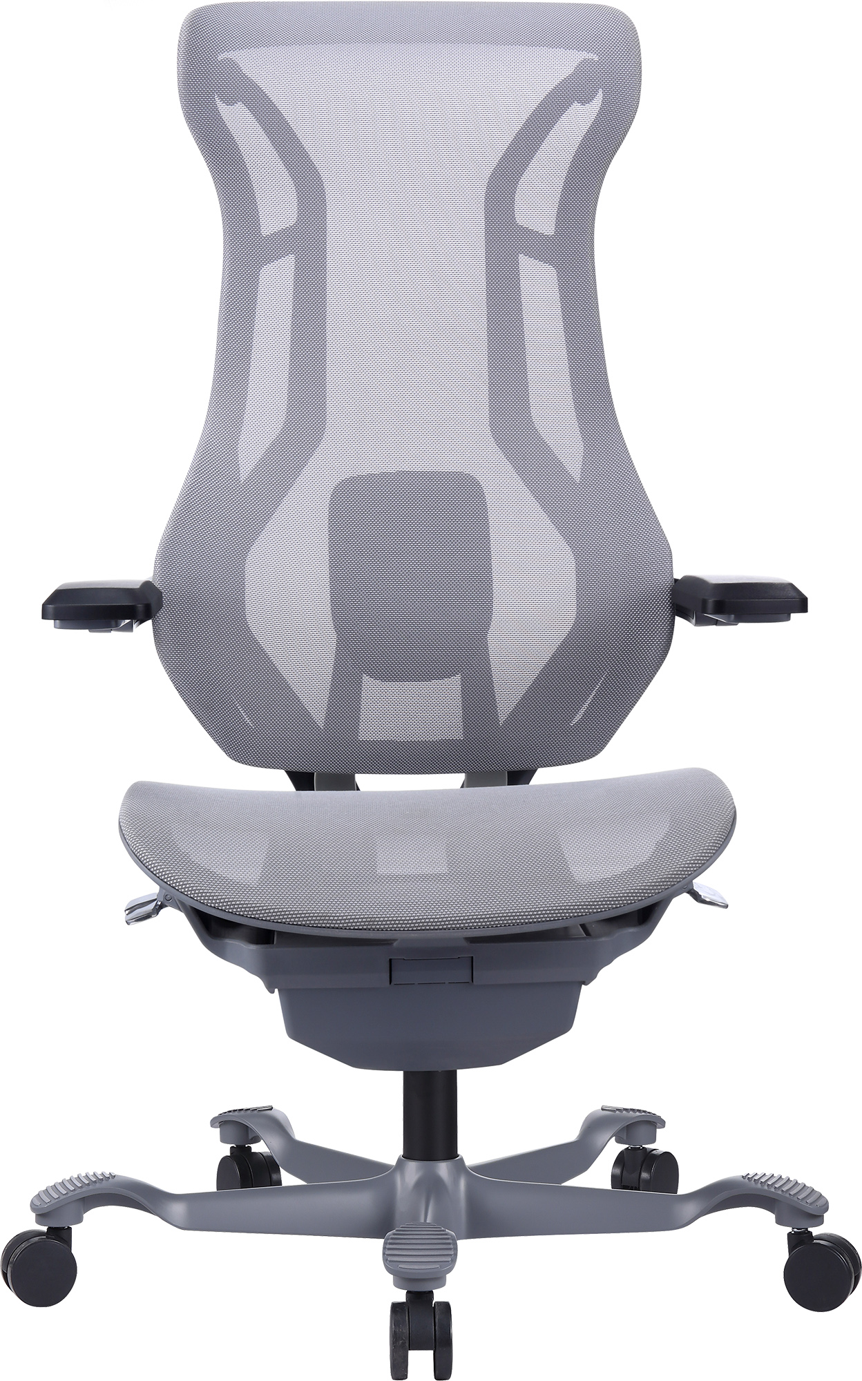Эргономичное кресло Everprof Atom Grey (Атом Грэй) Сетка Серый