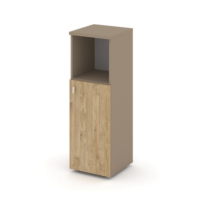 Эстетика Шкаф средний узкий правый ES.SU-2.1 (R) Латте/Тиквуд Светлый 400*420*1207