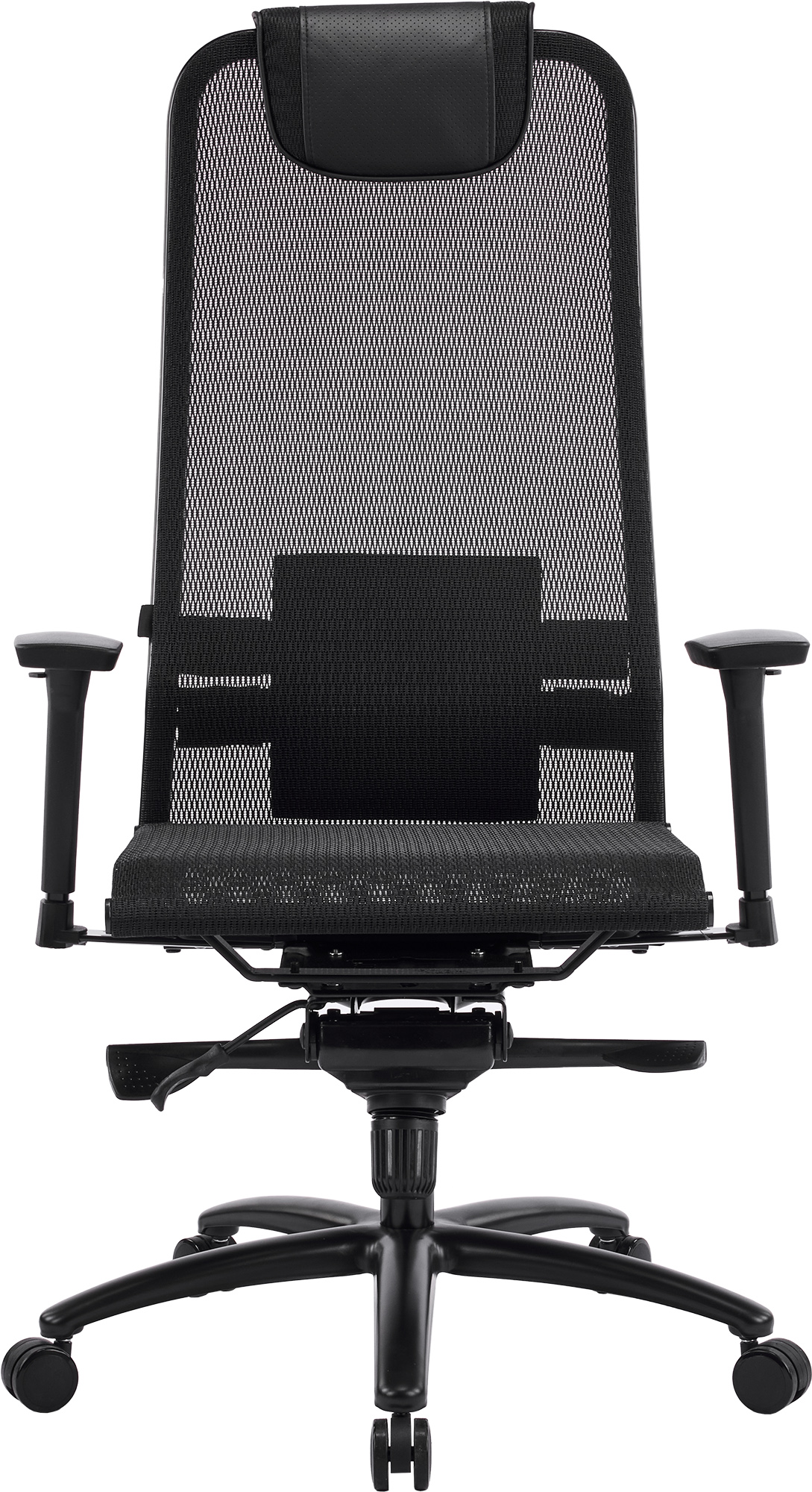 Кресло Everprof Deco Black Lux (Дэко Блэк Люкс) Сетка Черный