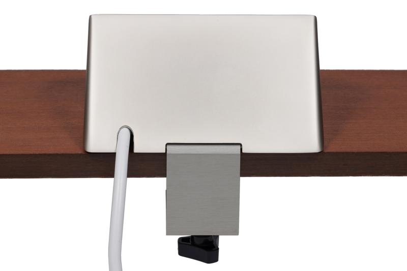Электрификация Блок розеток настольный с одним крепежом (2 розетки, USB-A, USB-C) G1002A-2AC.N Сереб