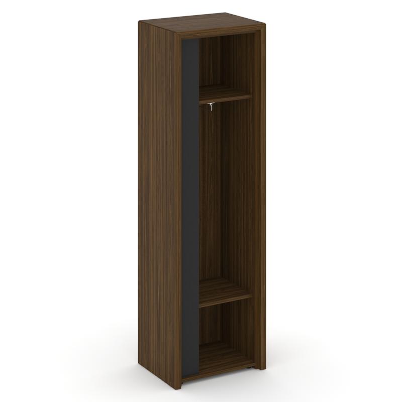 Корнер Гардероб узкий COR.GB-1 (R) Орех Лоренцо/Графит 600*450*2000