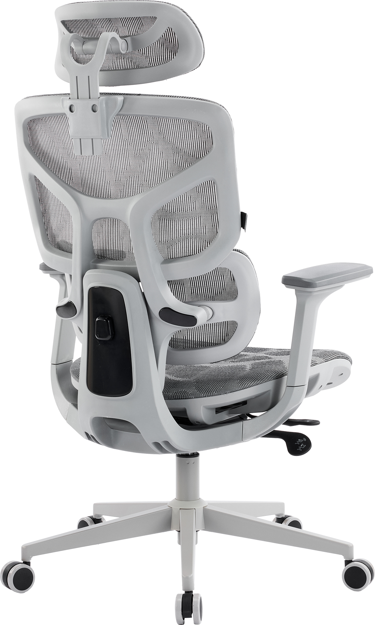 Эргономичное кресло Everprof Alfa Grey (Альфа Грэй) Сетка Серый