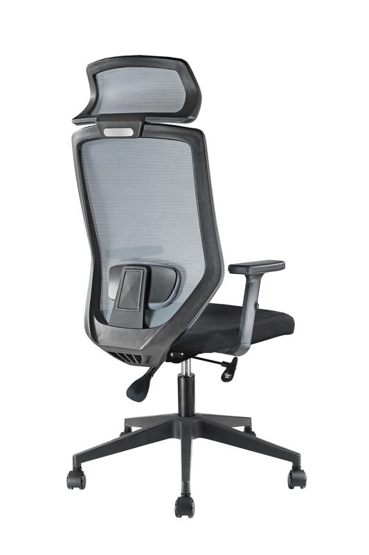 Кресло Бронте A755 Luxe Серый/Черный
