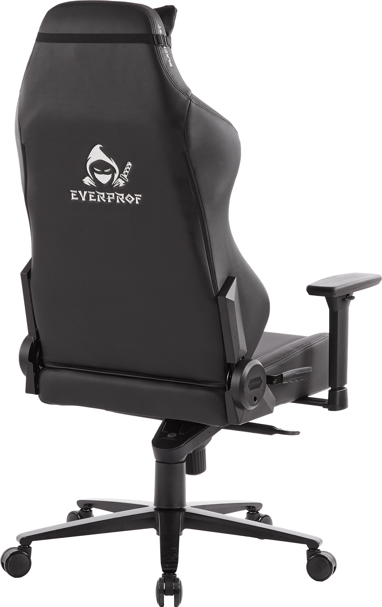 Геймерское кресло Everprof Blackshot (Блэкшот) Экокожа Черный