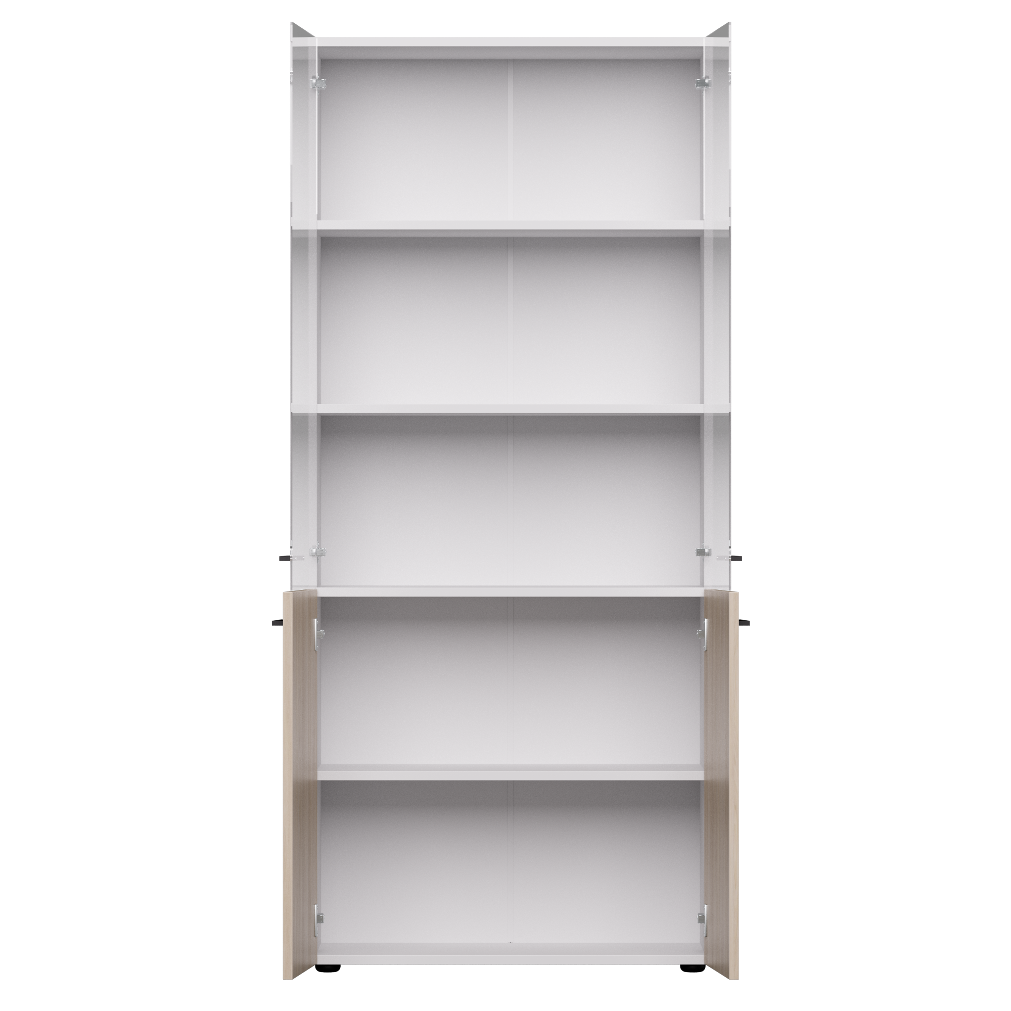 Шкаф комбинированный Everprof EVO (ЭВО) 800х383x1835 Белый/Дуб Соната