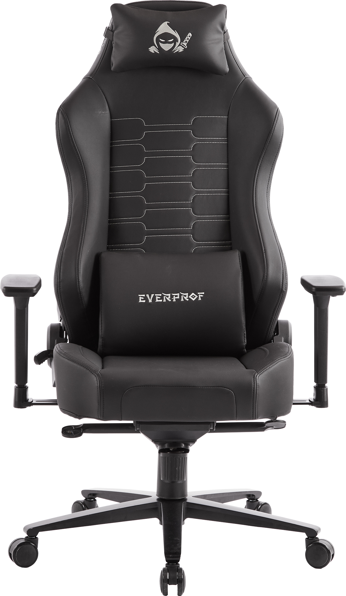 Геймерское кресло Everprof Blackshot (Блэкшот) Экокожа Черный