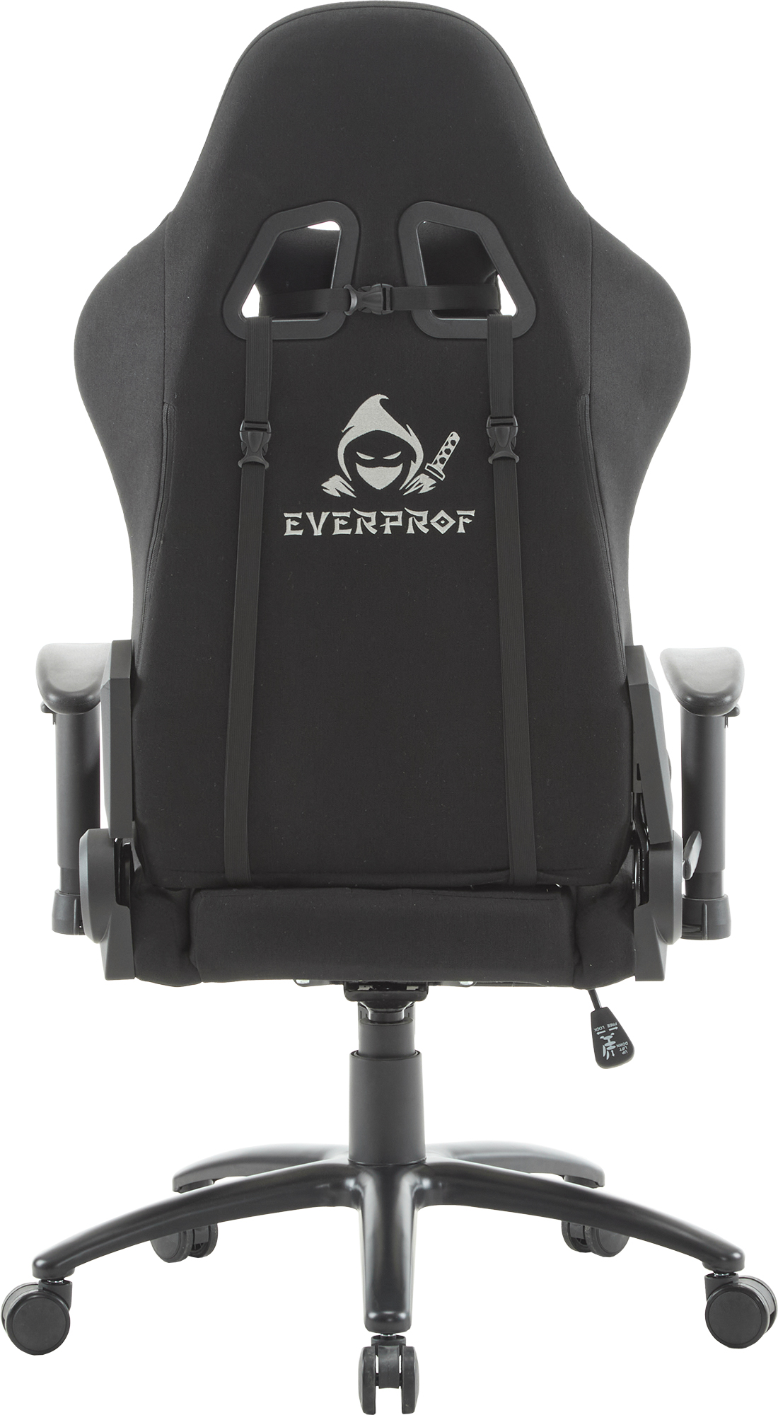 Геймерское кресло Everprof Ghost (Гоуст) Ткань Черный