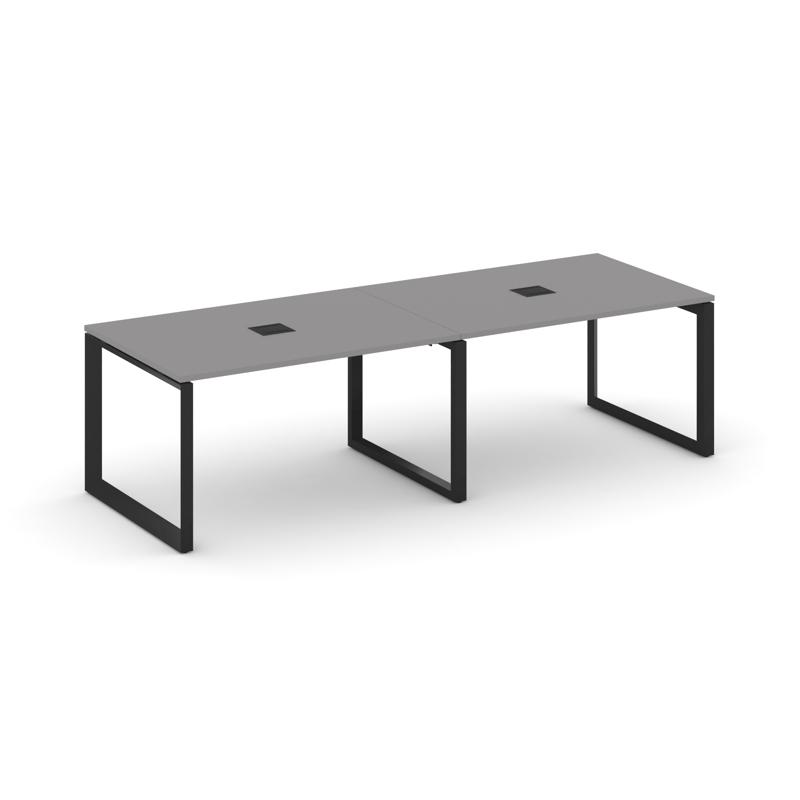 Стайл Проджект Стол переговорный SN-59O.SPRG-014 Серый Пепел/Металл Черный 3160*980*750