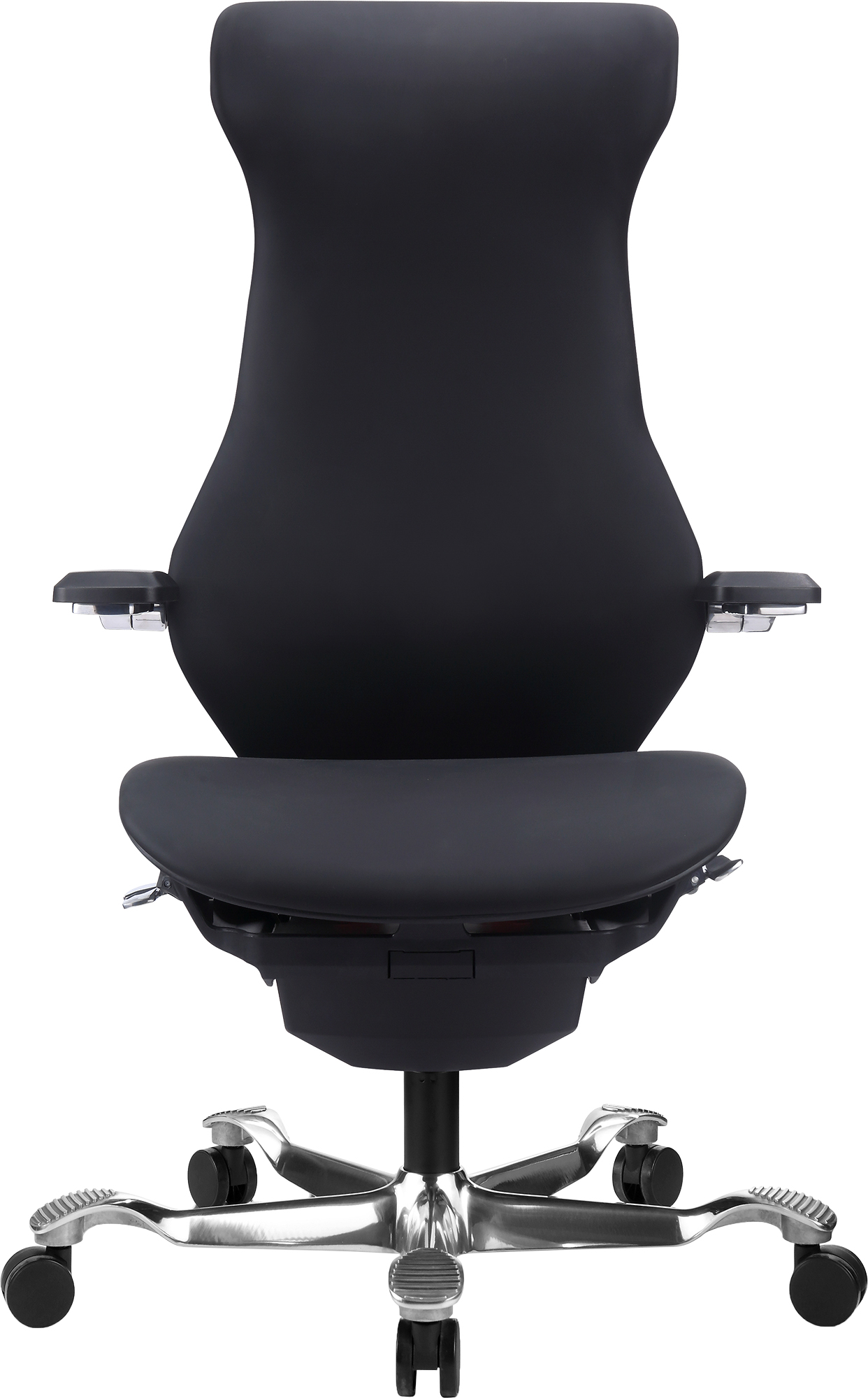 Эргономичное кресло Everprof Atom Black (Атом Блэк) Экокожа Черный