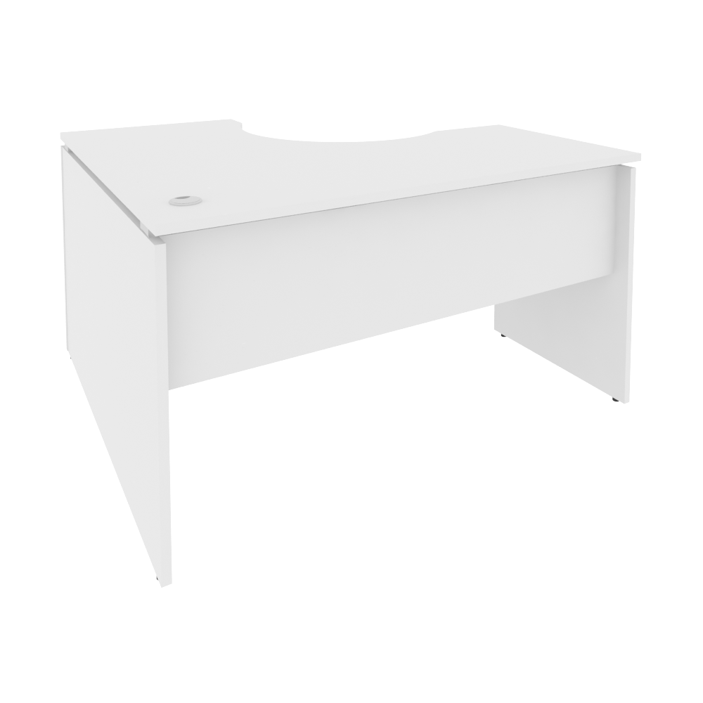 Стайл Стол криволинейный правый Л.СА-3 (R) Белый 1380*1200*750