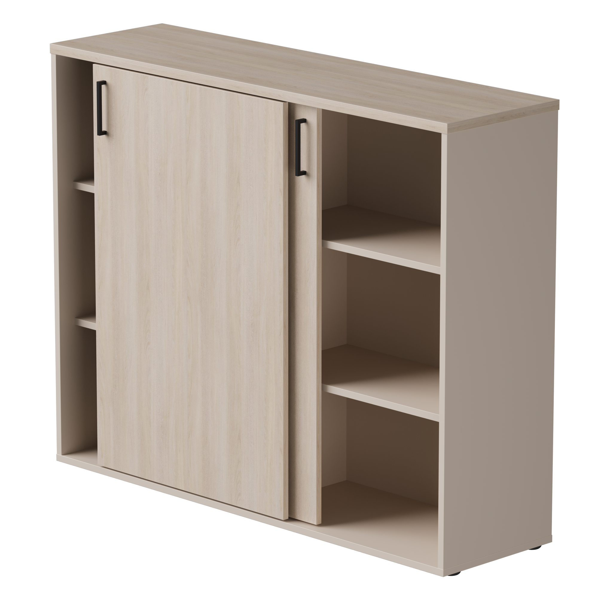 Шкаф-купе средний Everprof EVO (ЭВО) 1374х385x1115 Кашемир/Дуб Соната